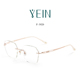 魅影眼镜YEIN官方旗舰店凡客生活眼镜LIFE LIKEF3920钻石切边钛架