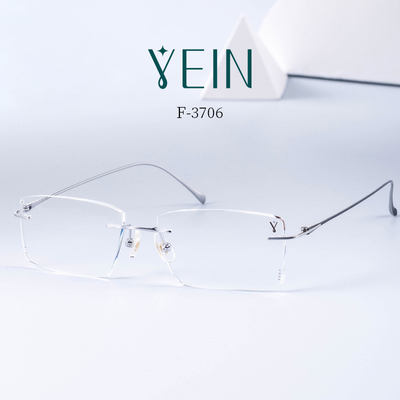 防紫外线无框眼镜魅影低调纯钛