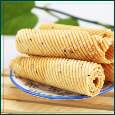 【独立包装】麻戏团华夫鲜v蛋酥270克/盒带收纳盒早餐手工