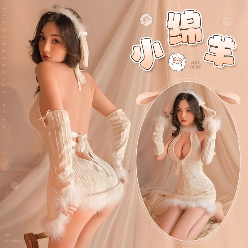 跨境内衣性感小羊睡裙901