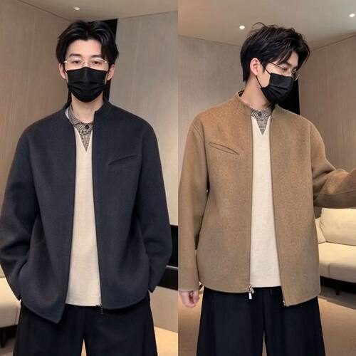 【5】男士个性痞帅极简老钱风简约舒适百搭潮流休闲夹克外套
