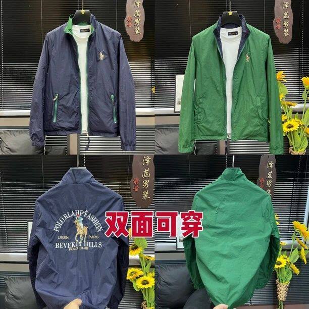 潮牌百搭休闲潮流双面穿欧美风长袖夹克春季新款2026男装外套立领