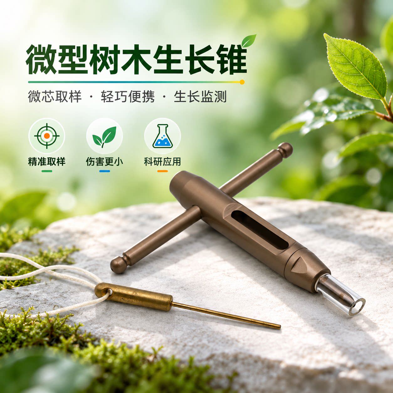 祈工-微型树木生长锥树皮韧皮部