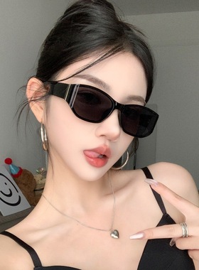 太阳眼镜潮流新款曲面镜墨镜女高级感防紫外线百搭太阳镜