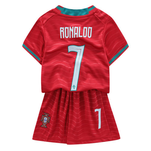 2026世界杯儿童葡萄牙C罗7号球衣足球服套装男女童Ronaldo jersey