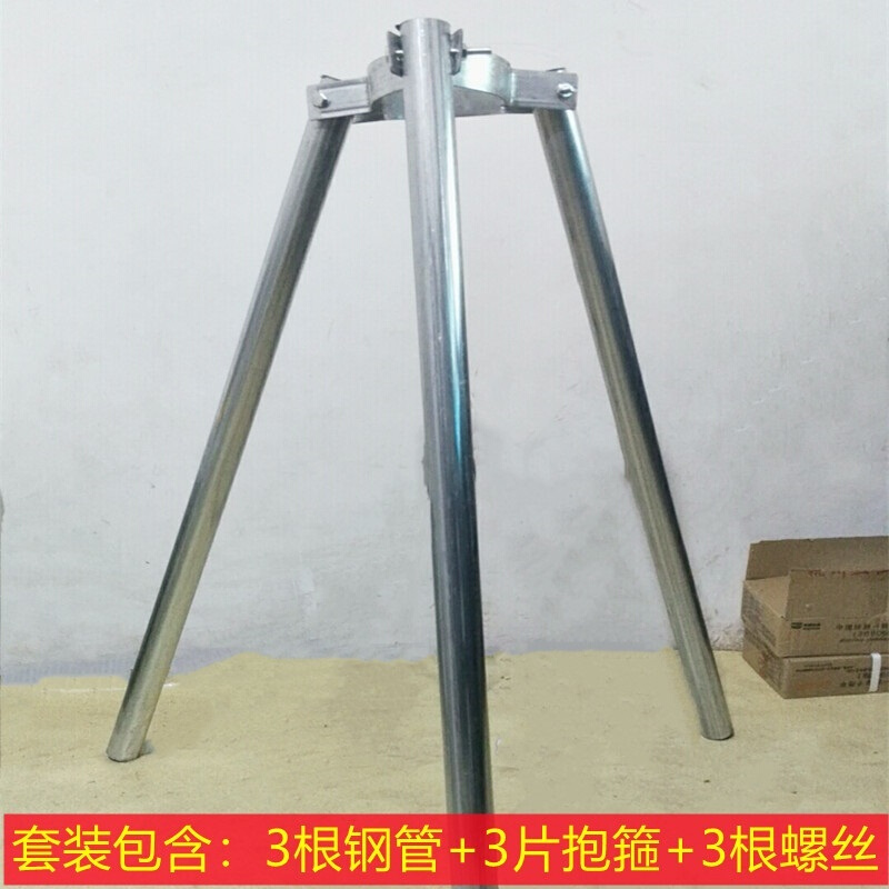 镀锌钢管树木支撑架金属铁抱箍固定器园林防风大树支伸缩杆稳定支