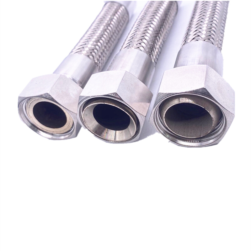 304不锈钢金属波纹管软管蒸汽管编织网管工业高温高压管6分1寸
