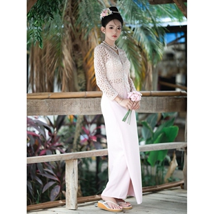 南洋风情小娘惹小清新旅游服东南亚告庄海边旅游拍照同款民族服装