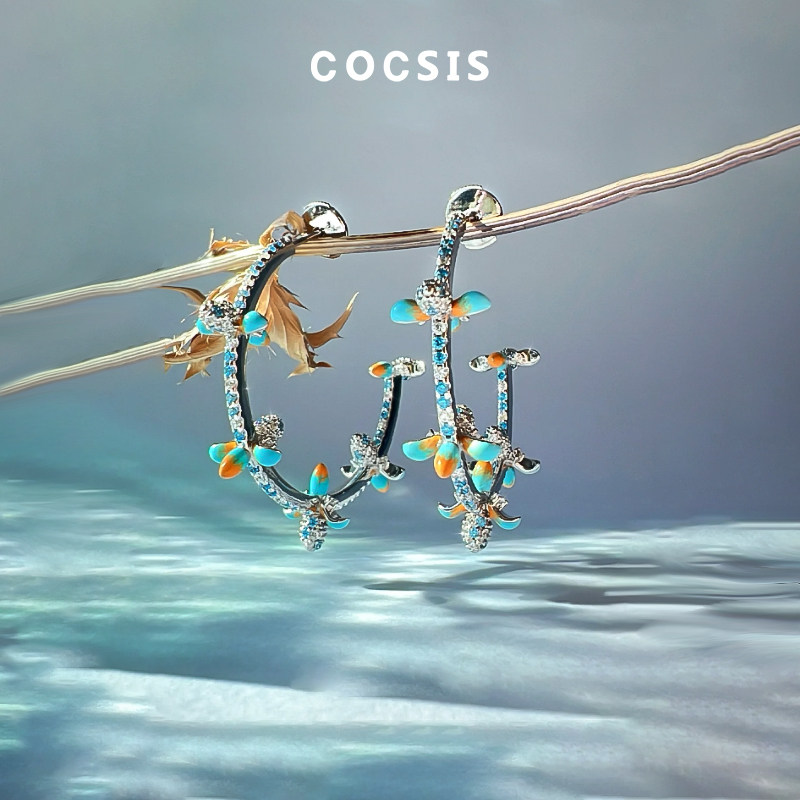 COCSIS冰海天使轻奢高级感耳钉