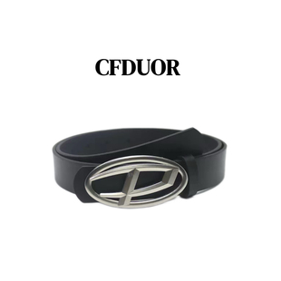 皮带女 带百褶裙牛仔裤 新款 高级感腰带女小众设计ins风百搭潮流裤