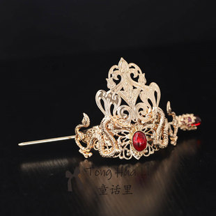 古风头饰汉服敦煌异域飞天束发冠古装男女头饰高马尾发簪配饰发饰