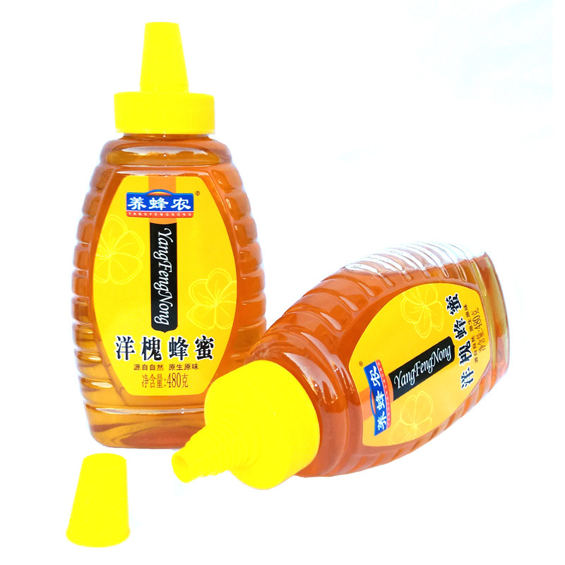 养蜂农洋槐蜂蜜480g周氏顺发养蜂农洋槐蜂蜜营养早餐食品买