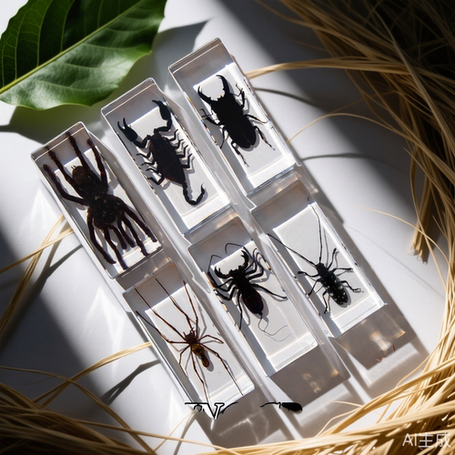 螃蟹酒柜科普奖品骨骼新奇螳螂