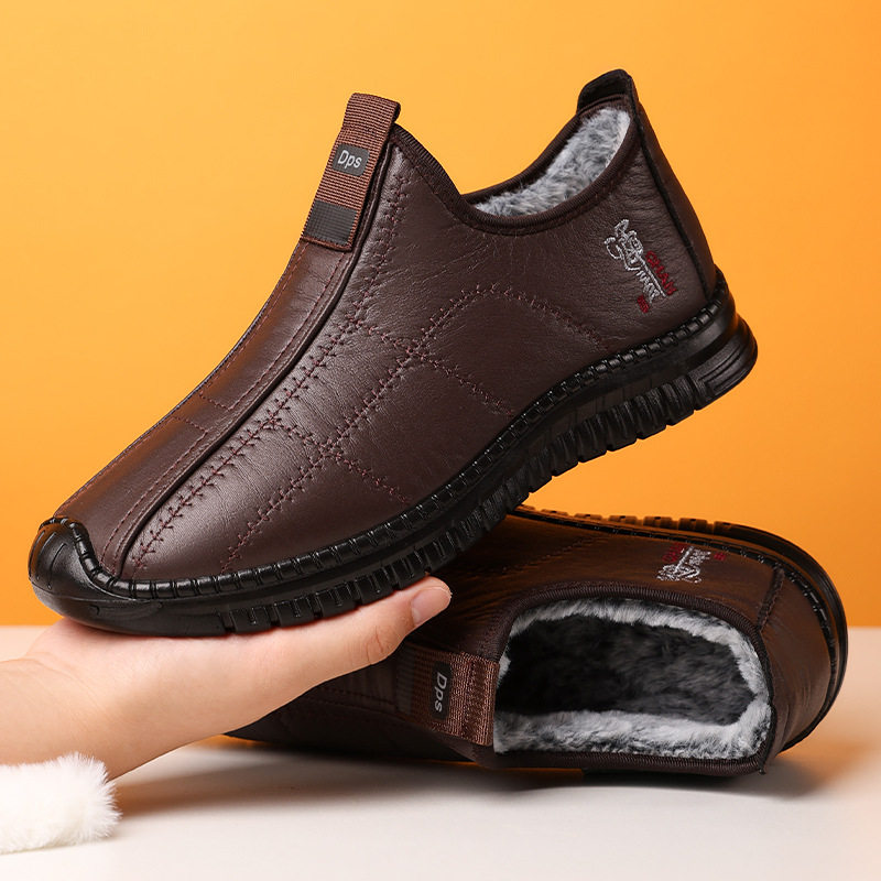 鞋子男冬季百搭棉鞋跨境大码皮靴防寒保暖雪地靴加绒加厚棉靴男靴,流行男鞋,棉鞋,淘宝优惠券,粉丝福利购,淘宝优惠卷