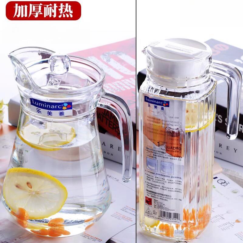 玻璃冷水壶家用耐高温泡茶壶凉水壶水杯大容量商用鸭嘴厂家