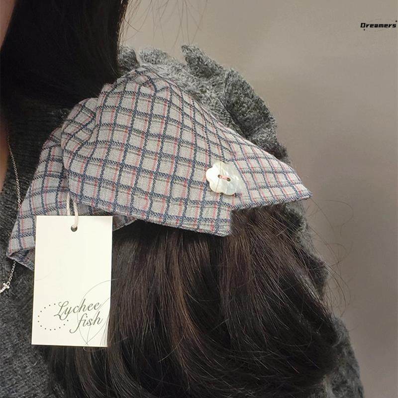 。方巾发圈方形大肠发圈小方巾发圈春天发饰侧马尾大长发去温柔韩