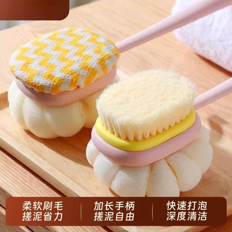 洗澡擦背神器不求人搓澡巾沐浴球浴花搓背泥洗澡软毛刷子后背厂家