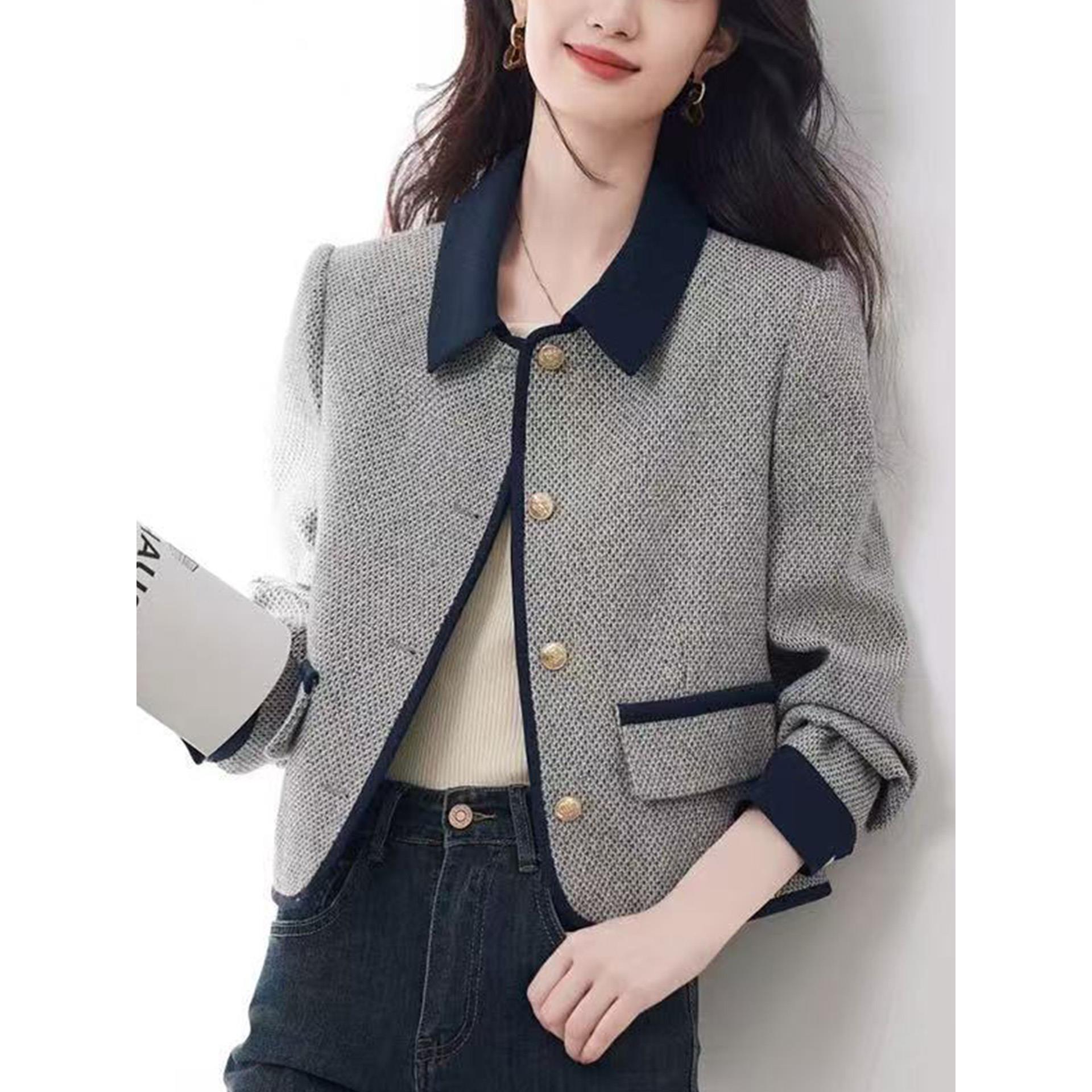 ROUMIKL小香风短外套女小个子秋冬2025新款今年流行爆款气质洋气