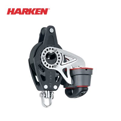 HARKEN 带夹绳器滑轮57mm Carbo Ratchet w/Cam & Becket 2139