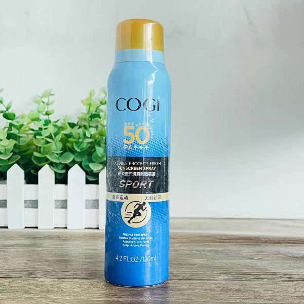 高姿防晒喷雾清爽速干透明无色SPF50防紫外线隔离防晒户外军训