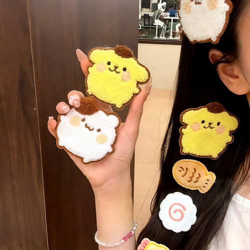 魔术贴碎发发夹刘海贴女头饰