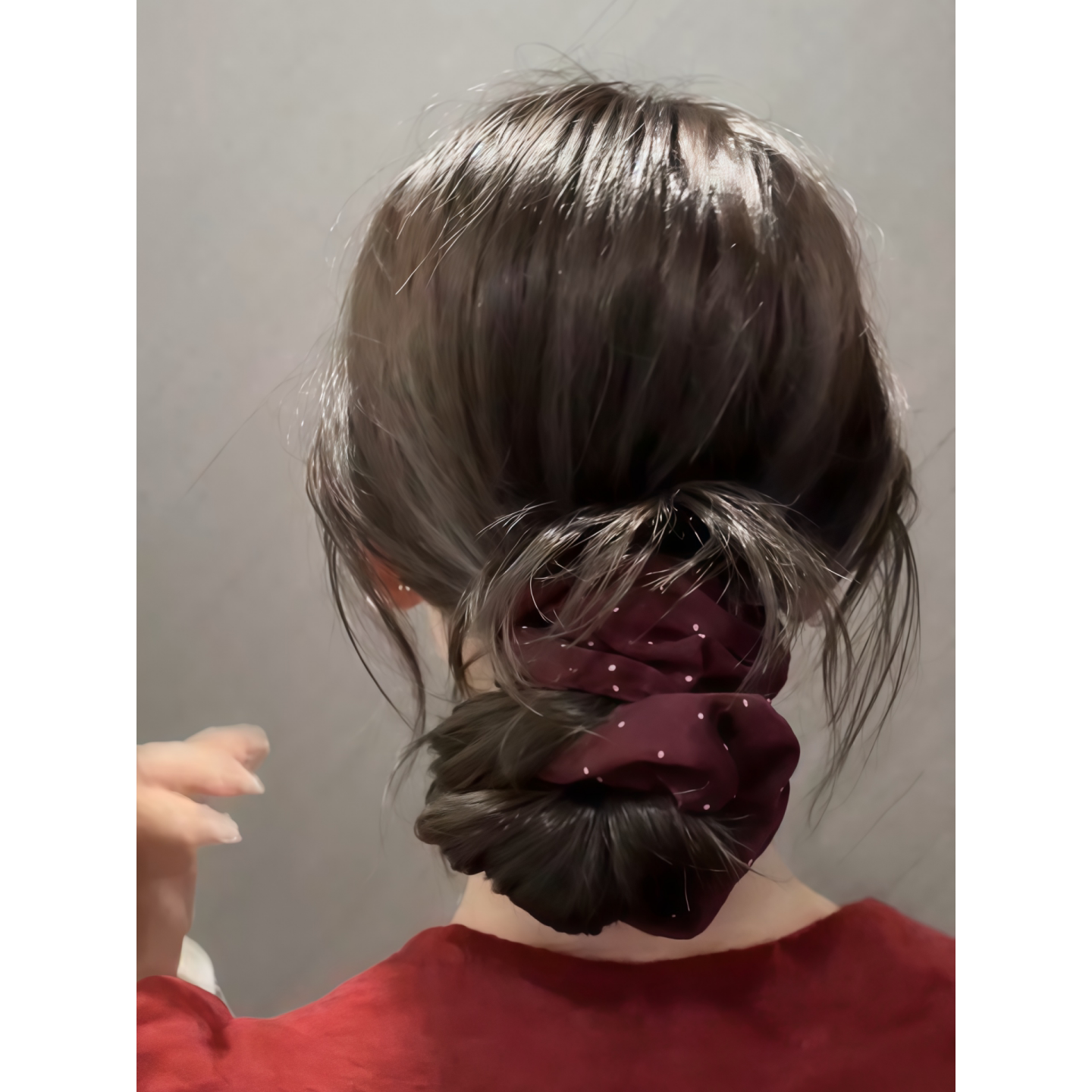 大肠发圈女丸子头头绳扎头发皮筋