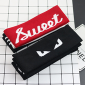 运动发带男止汗吸汗头巾头带女2023新款 发箍吸汗带头套男生 男士