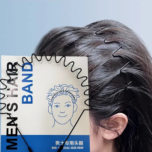 0压隐形不勒头发箍女气质洗脸头箍大波浪头饰发捆刘海运动发卡