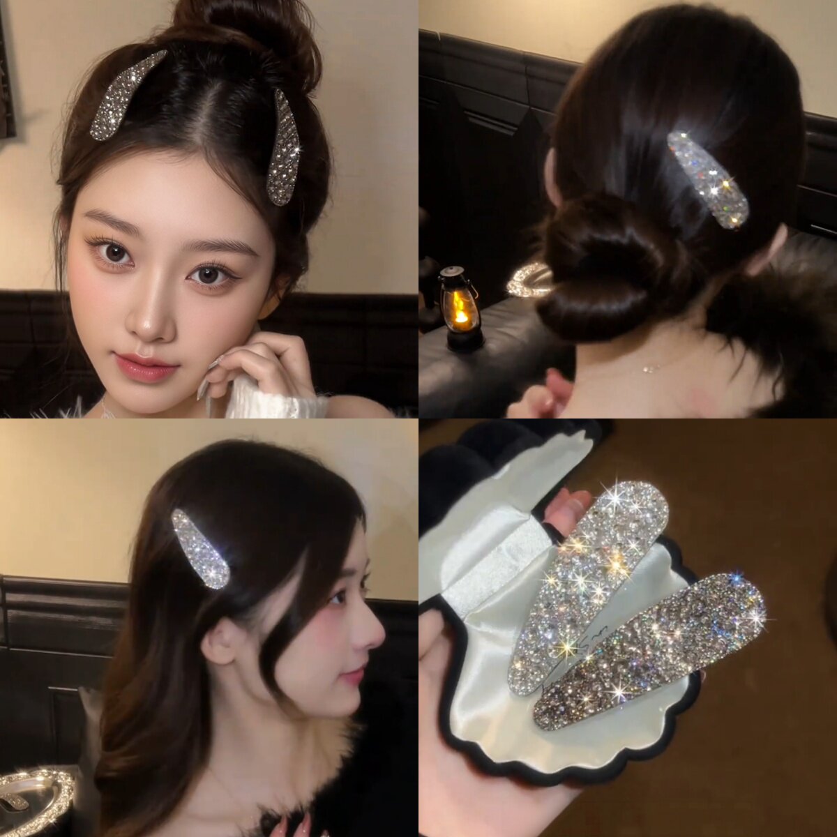 bb夹女刘海夹侧边前额发卡碎发夹