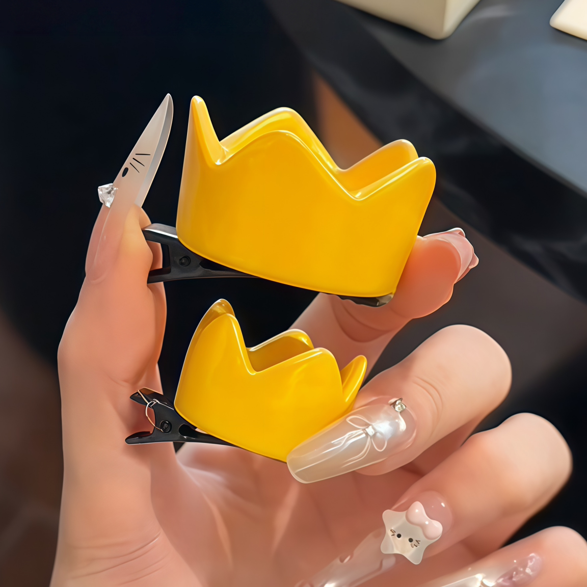 小皇冠发夹鸭嘴夹cosplay刘海夹