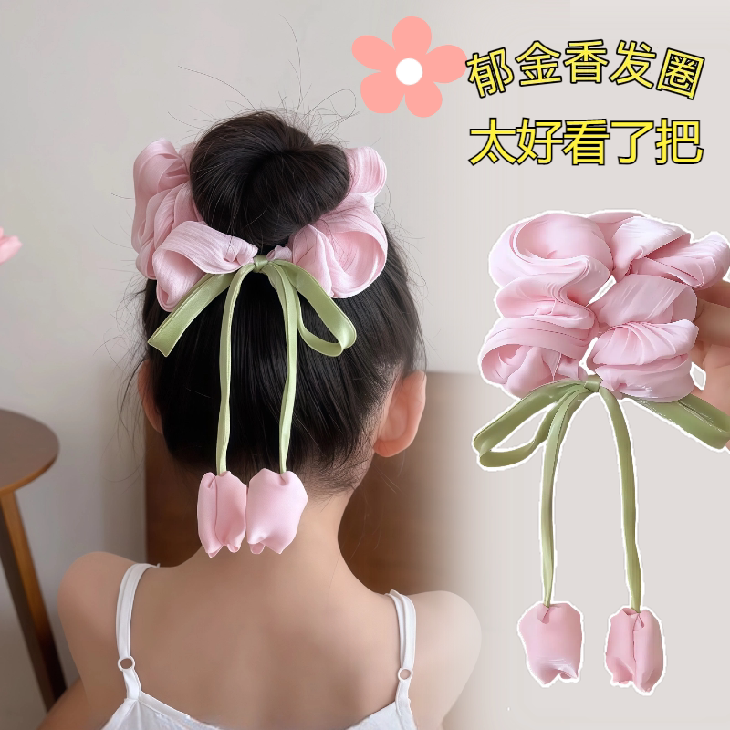蝴蝶结大肠发圈女儿童发饰头绳