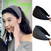 法式 带齿宽边发卡四季 头箍宽边女头饰 网红2024年新款 发箍王灿同款