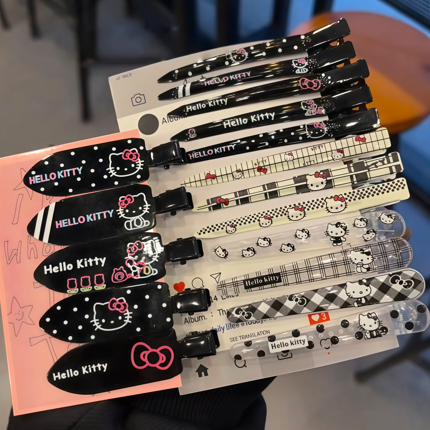 黑色一字夹甜酷无痕夹定位夹发卡头饰少女碎发鸭嘴发夹化妆刘海夹