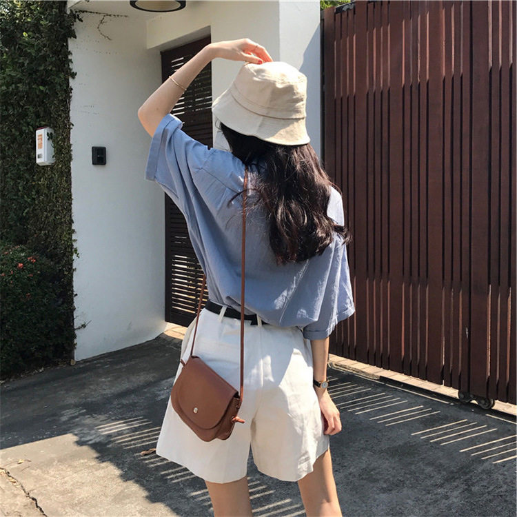 2024夏季新款港味洋气小个子显高穿搭网红时尚减龄短裤两件套装女