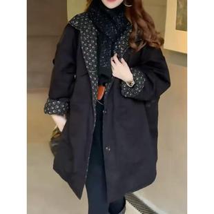 JOYIASS好版型不臃肿轻薄保暖服外套女2025冬季大码宽松洋气防寒