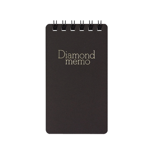 日本MIDORI记事本Diamond Memo便携口袋本出行办公记事本随身携带备忘录轻巧线圈本mini笔记本小本子