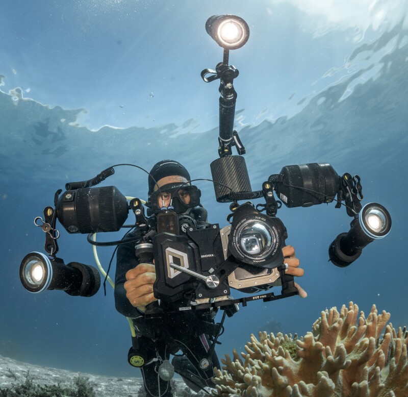 DIVEOLK潜水防水壳套装图片