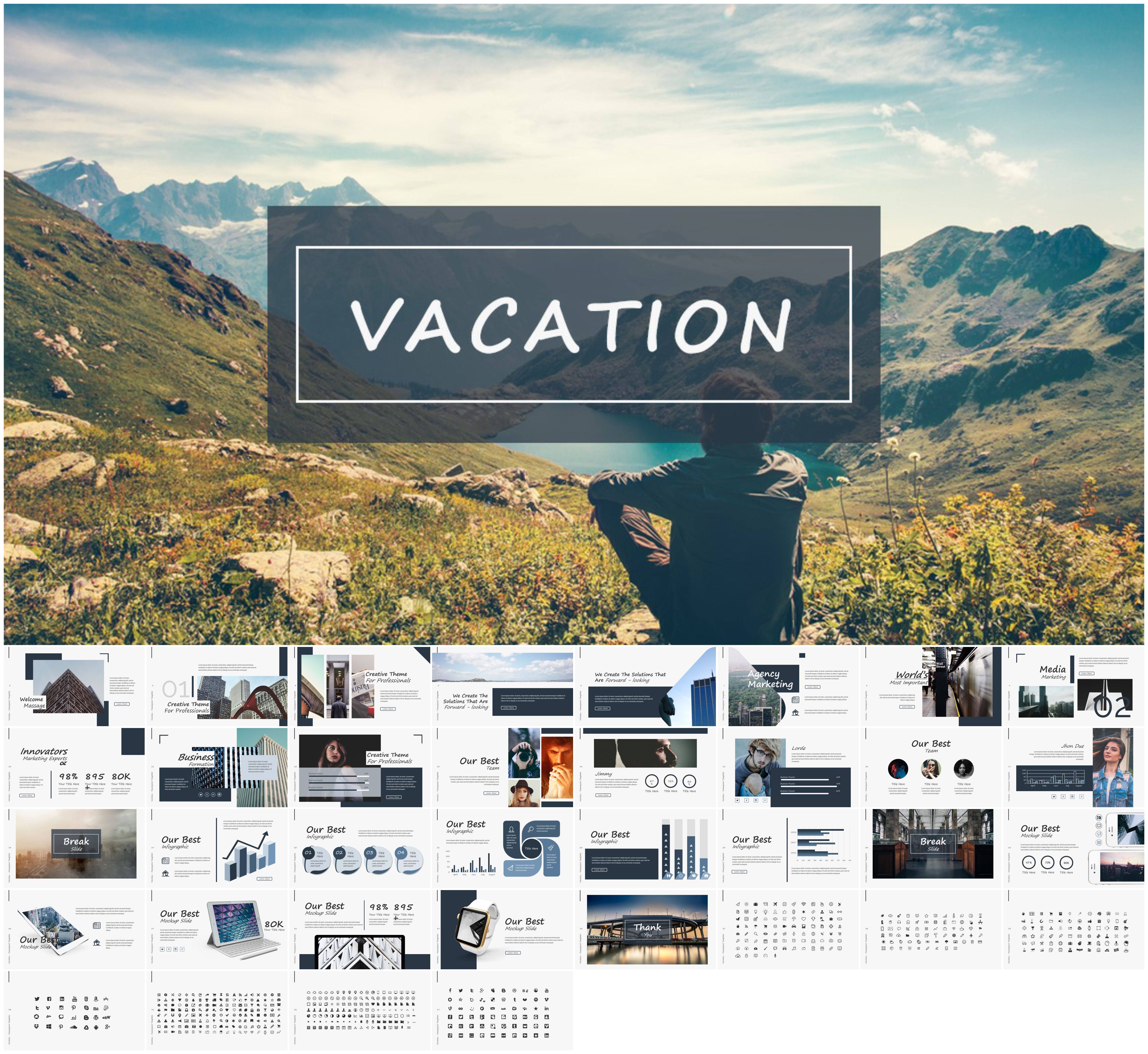 深蓝欧美风大气简约商务汇报ppt模板工作总结工作汇报时尚欧美ppt