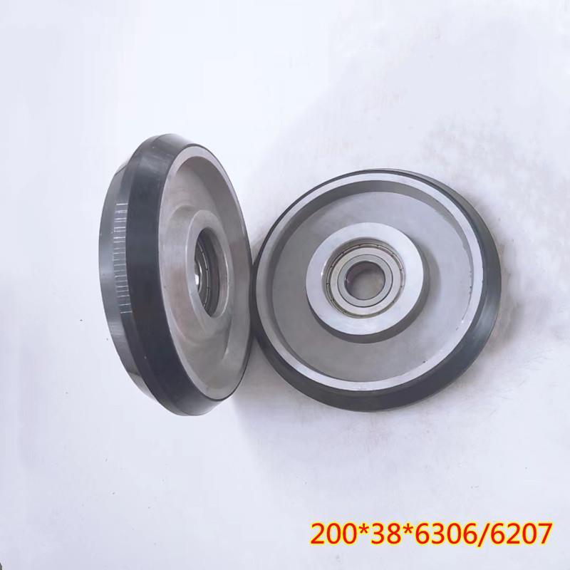 华升/富士达滚轮导靴轮200*38*6306/6207高速梯导靴轮电梯配件