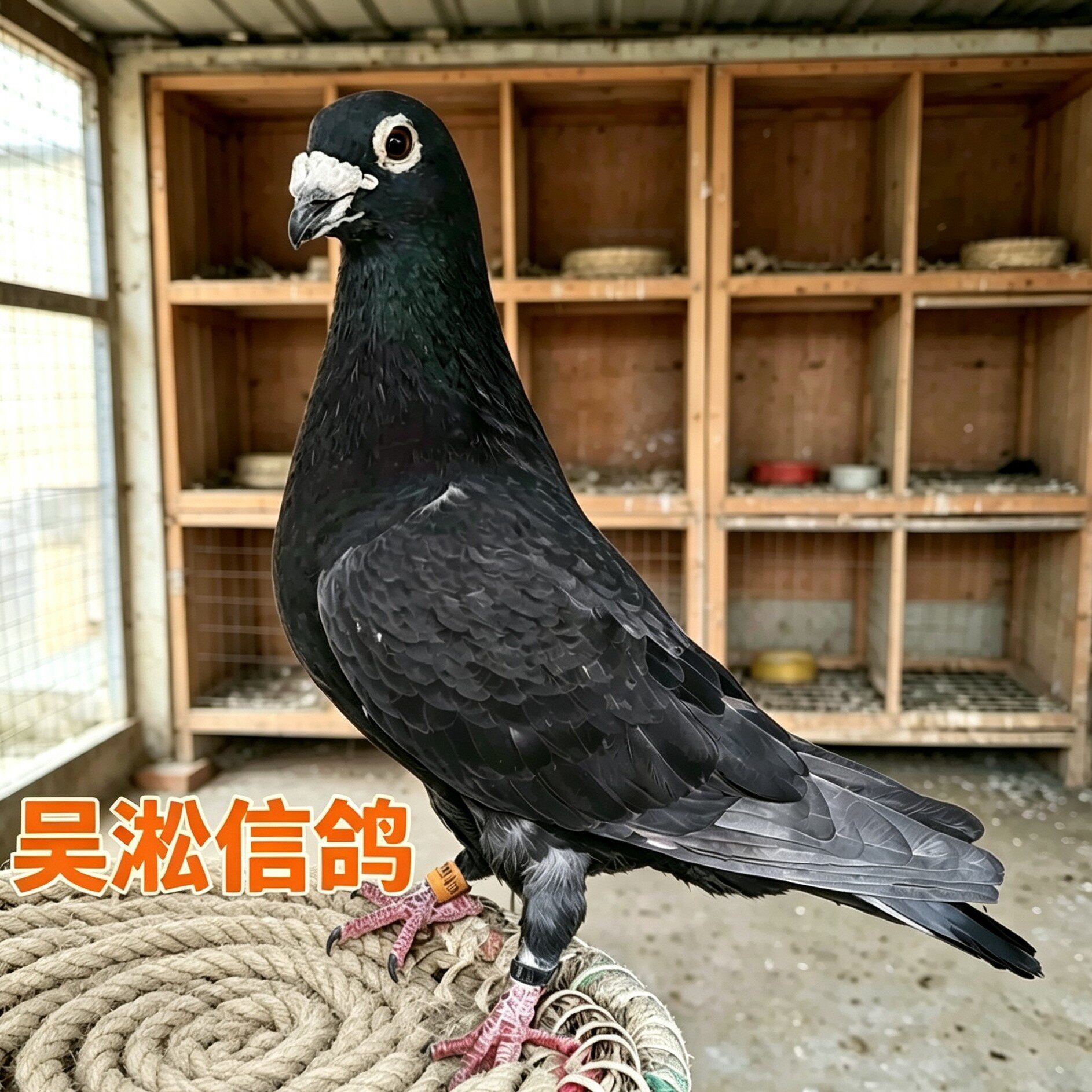 精品吴淞鸽子活体成年种鸽远程鸽青年幼鸽一对公母信鸽子赛鸽公棚