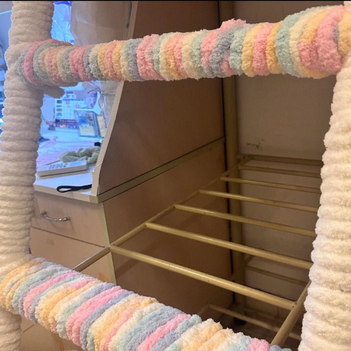 宿舍梯子缠带防滑条上铺脚踏垫