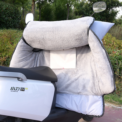 电动车挡风被冬季加绒加厚防雨水