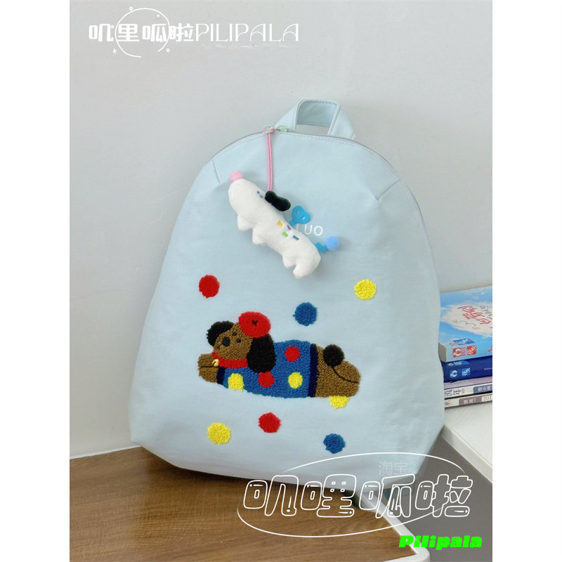 可爱卡通小书包大学生通勤双肩包