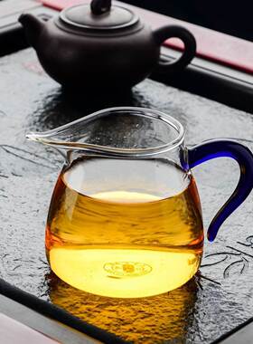 公道杯小号100ml加厚玻璃耐热功夫茶NID具配件带过滤茶漏分茶器茶