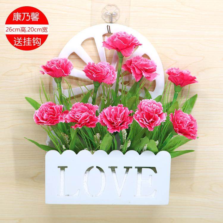 复古工业风铁艺壁挂花篮客厅餐厅墙壁绿植创意墙上装饰品墙面挂件