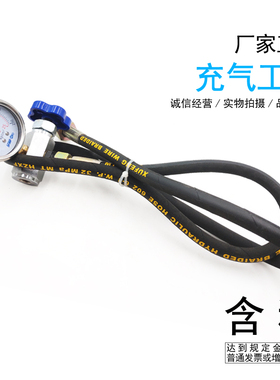 液压蓄能器充气工具氮气充气阀 CQJ-251640MPA开关阀剪板机充气阀