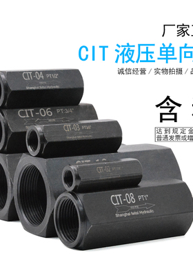 液压单向阀 油压 管式止回阀/止逆阀CIT-02,03,04,06,08