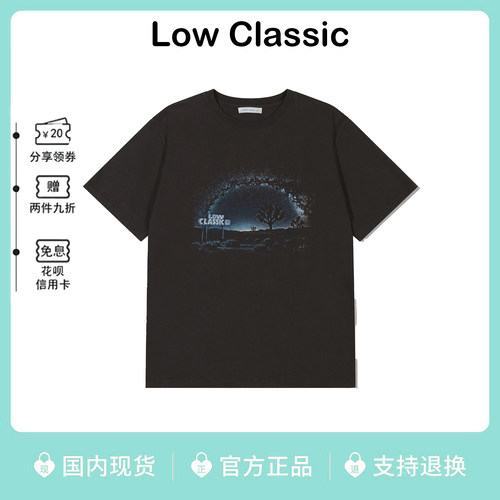 韩国lowclassic涂鸦印花短袖T恤