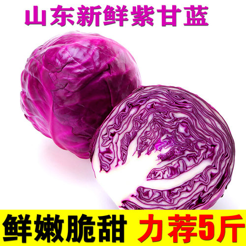 美邻惠享家紫甘蓝新鲜两条榨汁用