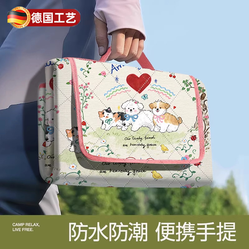 加厚露营帐篷内垫便携草坪沙滩防水垫子户外地垫速营野餐垫防潮垫